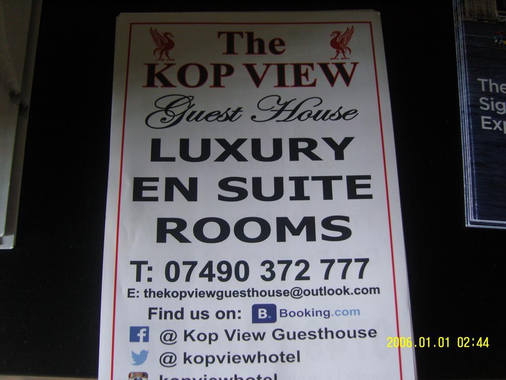 The Kop View 호텔 리버풀 외부 사진